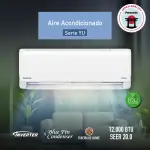 AIRE ACONDICIONADO INVERTER PANASONIC DE 12000BTU SEER20 CSCUYU12AKV